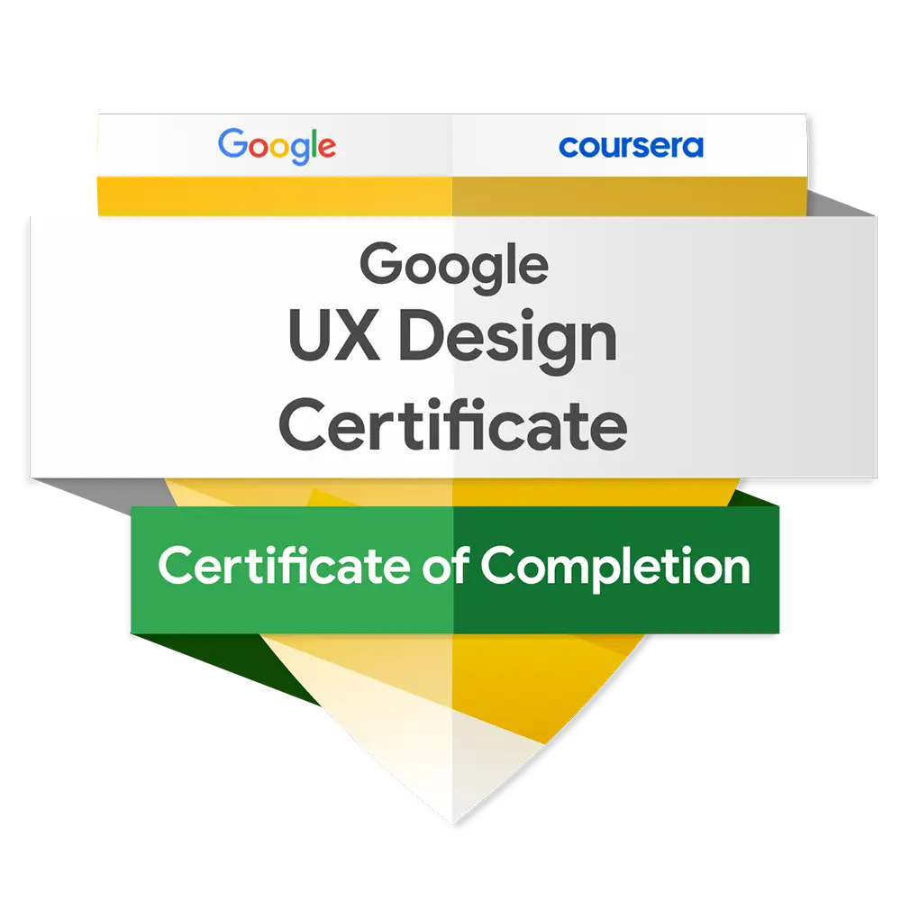 Google UX Design Certificate Badge